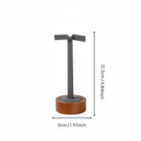 Jewelry Display Props Wood Base Necklace Display Bust Soft Padded Wooden Jewelry Holder for Boutique Owners