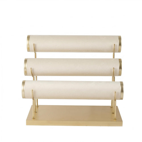 3 Tier Necklace Display Stand Tabletop Bracelet Holder Sturdy Base for Vanity