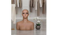 Shoulder Mannequin Bust Realistic Eyelashes Shoulder Bust Model Salon Use