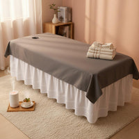 Long-Lasting Beauty Salon Bed Sheet Breathable Reusable Massage Bed Sheet Fade-Resistant for Estheticians