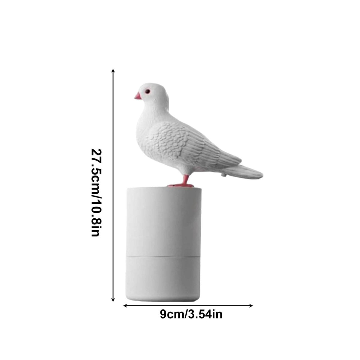 Pigeon Soap Dispenser Battery Powered Bathroom Accessory for Kitchen