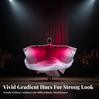Gradient Flowing Shawl Long-Lasting Wearable Performance Flowing Shawls