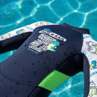 1.5mm Thermal Wetsuit Cold Protection Kids' Full-Piece Wetsuit Single Piece Neoprene Suit 4-Way Stretch for Surfing, Snorkeling