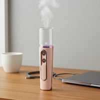 Twin Nozzle Facial Sprayer Deep Hydration USB Rechargeable Face Mister