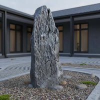 Fiberglass Landscape Rock Weather Resistant Realistic Landscape Rock Resin Garden Boulder Low Maintenance Artificial Stone