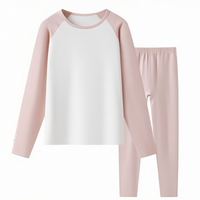 Teen girls thermal long sleeve set