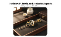 Chinese Hair Crown Gender-Neutral Guzhuang Headpiece Traditional Chinese Attire Hair Accessory Elegant Design Traditional