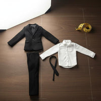 1/6 Scale Male Suit 12 Inch Doll Suit Set Miniature Formal Wear for Collectors, Hobbyists