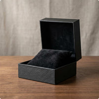Square Watch Box Inner Cushion Watch Box Textured Finish