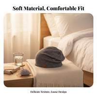 Double Layer Sleep Cap Soft & Comfortable Chemo Headwear Breathable for Post-Surgery Patients, People with Hair Loss, Sleeping, Winter, Home