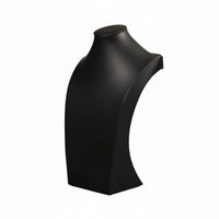 Black Leatherette Necklace Display Elegant Design Necklace Display Bust
