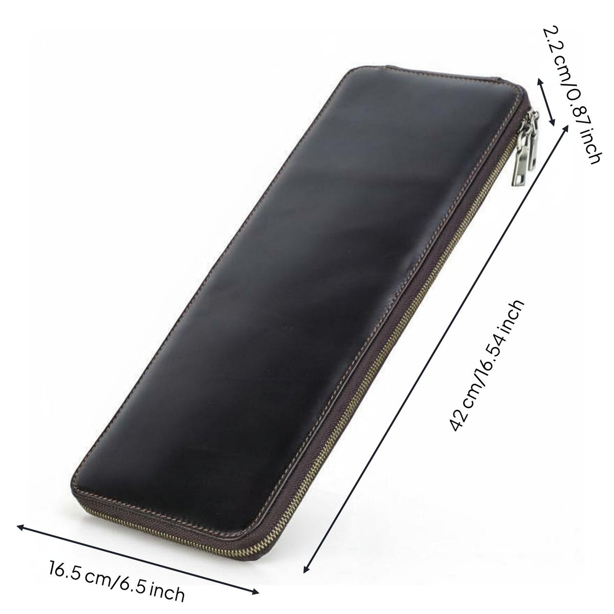 Travel Tie Case Portable Leather Tie Case Long-Lasting for Business Travelers