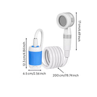 Portable Electric Shower IPX7 Waterproof Bathing Supplies 2 Speed Water Flow