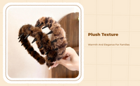 spotted Print Headband, Soft Plush, Women Hair Accessories