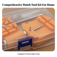 Watch Strap Adjustment Tool Set Includes Replacement Pins Watch Link Removal Kit Portable Easy to Use for DIY Hobbyists