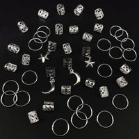 44 Pieces Hair Cuff and Hair Band Kit Adjustable Cuffs Braid Ornament Jewelry