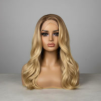 Hairpiece Display Head Natural Skin Tone Female Bust Mannequin for Photo