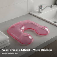 Anti-Runoff Plastic Perm Water Trough Leak-Proof Hairdressing Neck Tray Waterproof for Hairstylists, Barbers, Barbershop, Beauty School