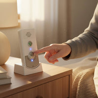 2 Pieces Wireless Voice Communication Device Entry Chime Rechargeable Battery