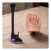 Nail Practice Foot Reusable Pedicure Practice Mannequin Flexible
