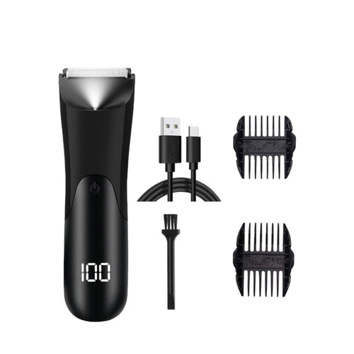 Body Trimmer with Guide Comb Cordless Groomer Portable for Travel