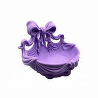 Shell Jewelry Tray Layered Ridges Bow Jewelry Tray Smooth Curves