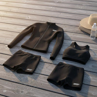 Women's Long Sleeve Swim Set Slimming Fit Modest Full Body Swimsuit Breathable