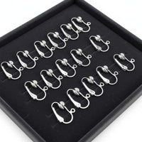 10 Pieces Curved Ear Clip Invisible No-Piercing Ear Clip Easy to Wear Non Piercing Earrings
