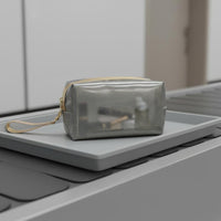 Transparent PVC Makeup Bag Easy to Clean Transparent PVC Travel Pouch for Trip
