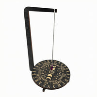 Wooden Display Stand Black Finish Home Decor Stable