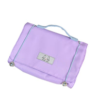 Makeup Bag with Brush Holders Portable Cosmetic Bag Easy to Clean for Commuting