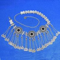 Ethnic Design Belly Dance Belt Exotic Flair Bohemian Coin Belly Chain for Beach