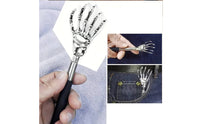 Extendable Skeleton Hand Back Scratcher Stainless Steel Skeleton Hand Back Scratcher Comfort Grip Handle for Elderly