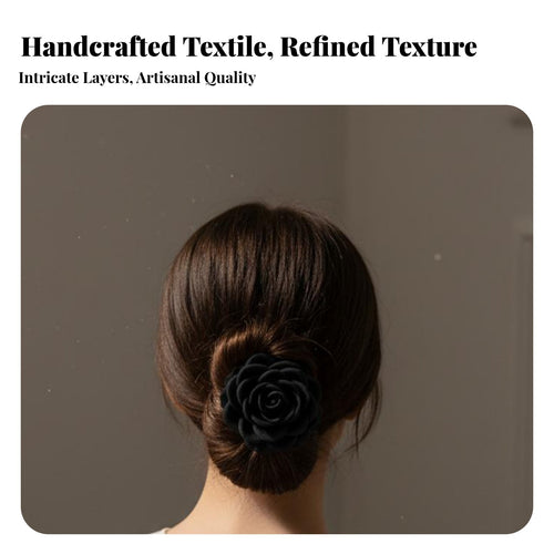 Floral Flower Hair Grip French Design Floral Hair Grip Large Flower Jaw Grip Elegant Design Statement Piece for Women