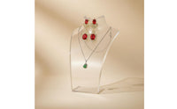 Portrait Neck Display Rack Elegant Design Jewelry Mannequin Display Stable Base