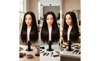 Hairdressing Mannequin Head Natural-Looking for Braiding Practice