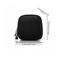Double-Layer Jewelry Case Padded Travel Jewelry Organizer Compartmented