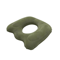 Seat Cushion with Center Opening Flocked Inflatable Seat Cushion PVC