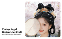 Chinese Traditional Hair Accessory Elegant Design Chinese Hair Crown Vintage Hairpiece Intricate Detailing Vintage Bridal
