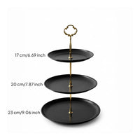 Multi-Level Fruit Platter Elegant Design Tiered Serving Platter Easy to Assemble