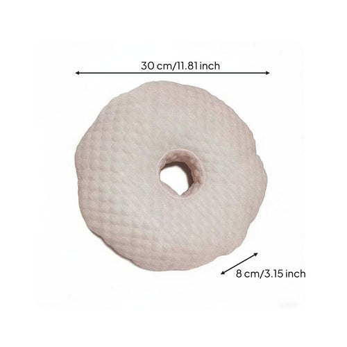 Ear Hole Pillow Hollow Center Design Piercing Pillow Portable Bedding Accessory for Travel