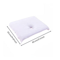 Massage Table Sheet Face Hole Soft Spa Accessory Machine Washable