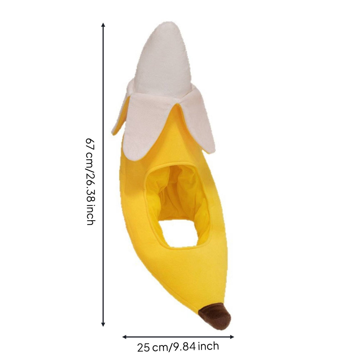 Banana Hat High-Quality PP Cotton Filling Soft Banana Hat Universal Size Fits