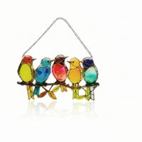 Bird Branch Ornament Lightweight Home Decor Metal Chain