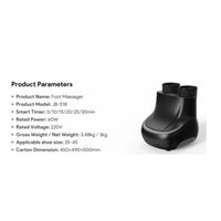 Kneading Foot and Calf Massager Heat Treatment Air Compression Foot Massager