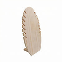 2 Pieces Chain Display Rack Display Stand Shape Wood Chain Display Rack Holder