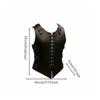 Viking Cosplay Protective Gear Vest Nordic Inspired Viking Leather Chest