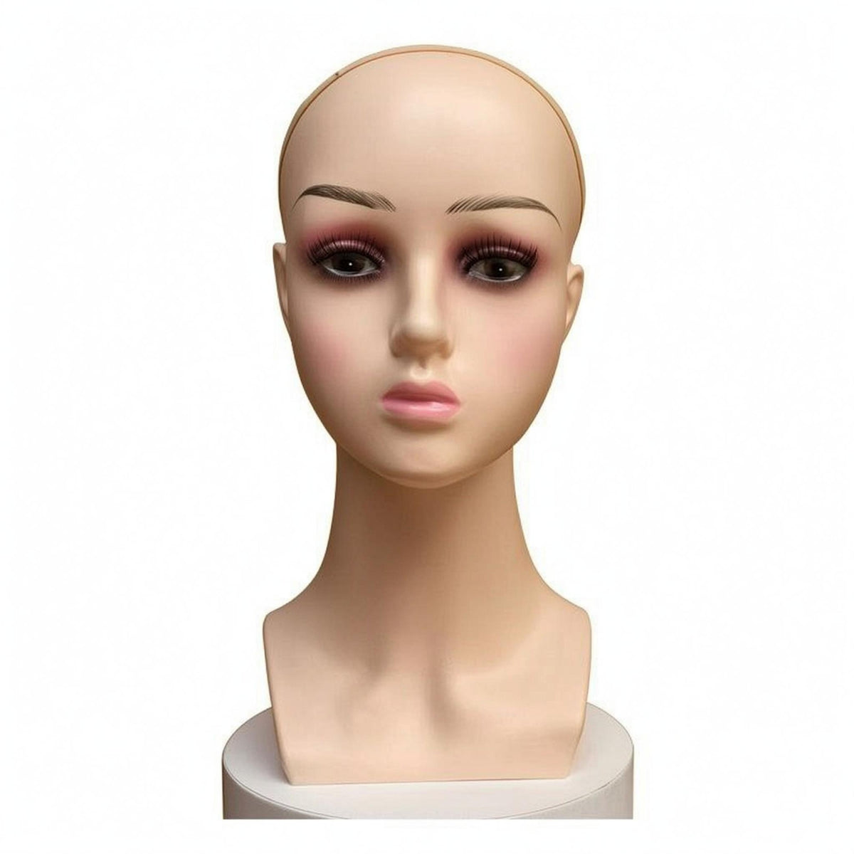 Mannequin Head Display Form Smooth Surface Hairpiece Display Head Easy to Use