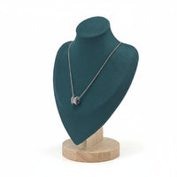 Necklace Display Bust Solid Wood Construction Jewelry Bust Display Long-Lasting
