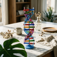 Model Ladder-Like Rungs Double Spiral Model Hands-on Learning Science Teaching Aid for Classroom